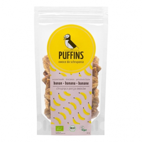 Banan suszony 50g Puffins