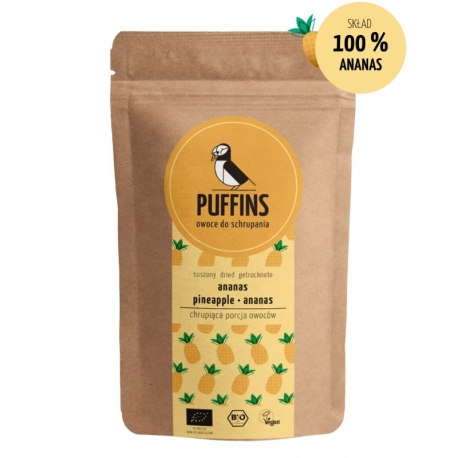 Ananas suszony 40g Puffins